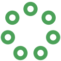 circle of dots icon